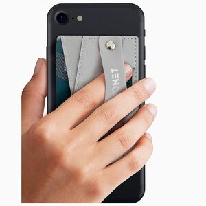 MONET  Ultra Grip 3-in-1 Smart Phone Wallet Card Holder & Kickstand in Lt. Gray
